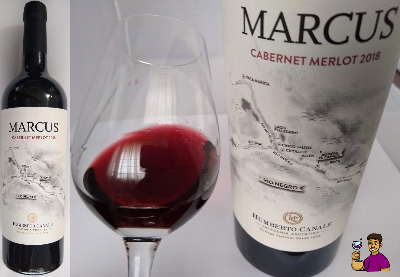 Vino Merlot Marcus 750 cc