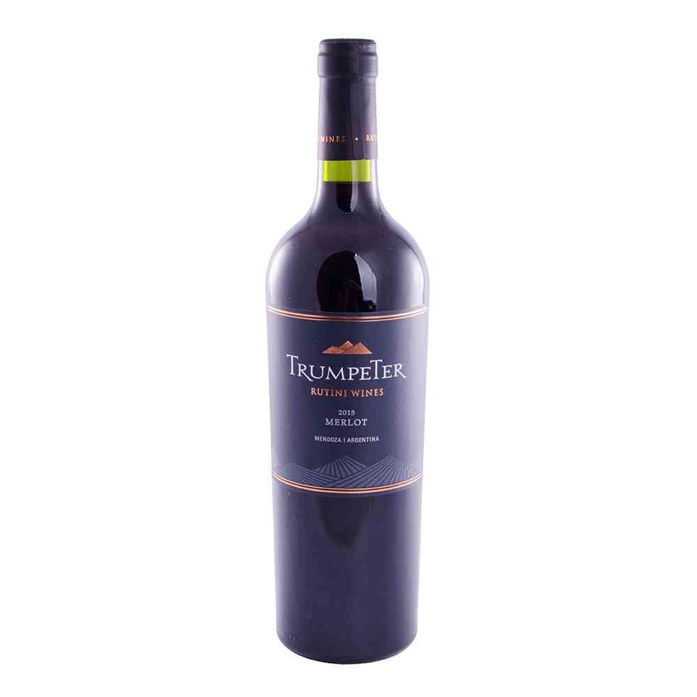 Vino Merlot Trumpeter 750 cc