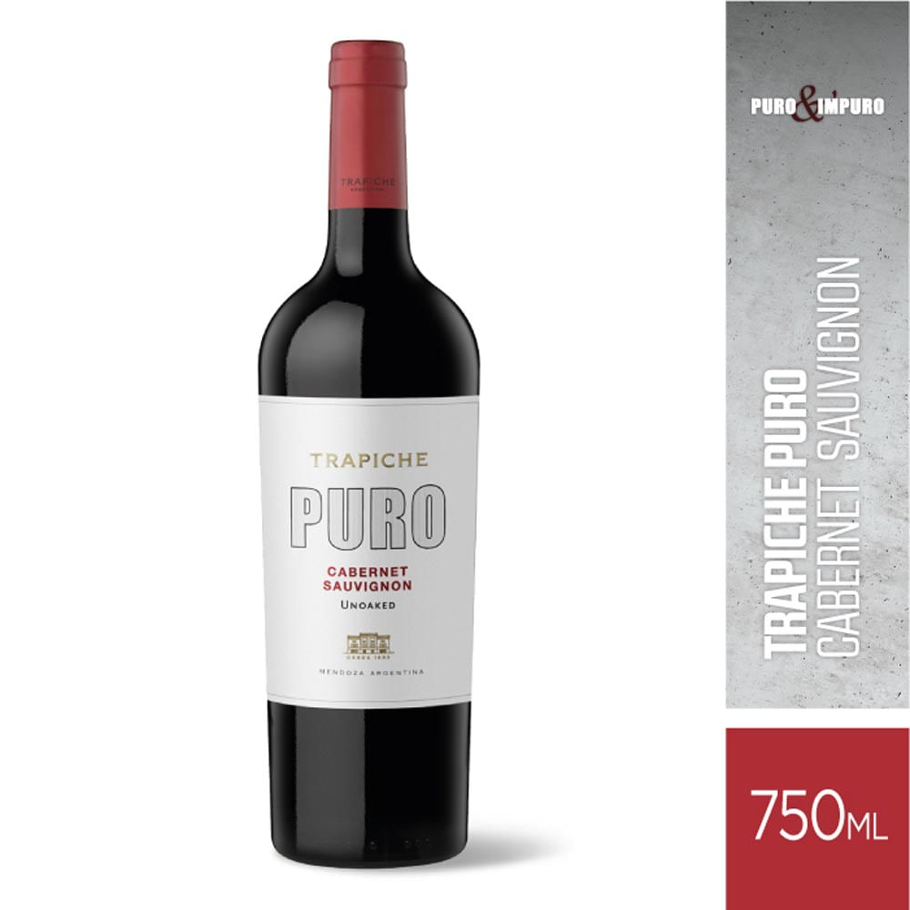 Vino Pure Cabernet Trapiche 750 cc