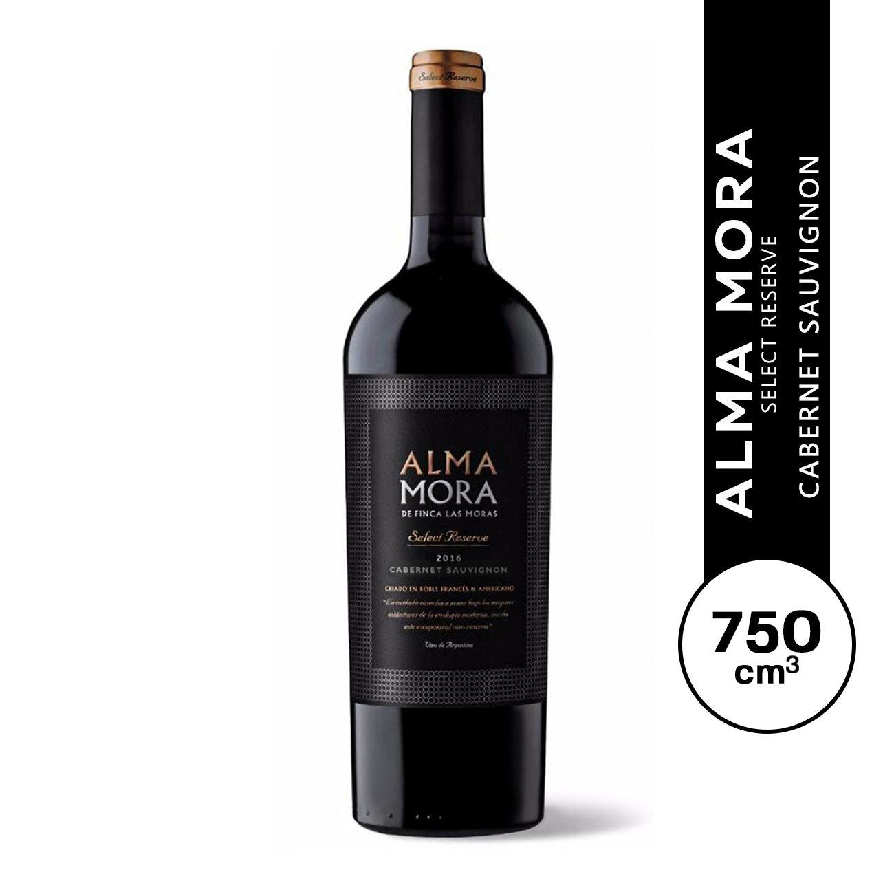 Vino Reserva Cabernet Sauvignon Alma Mora 750 ml