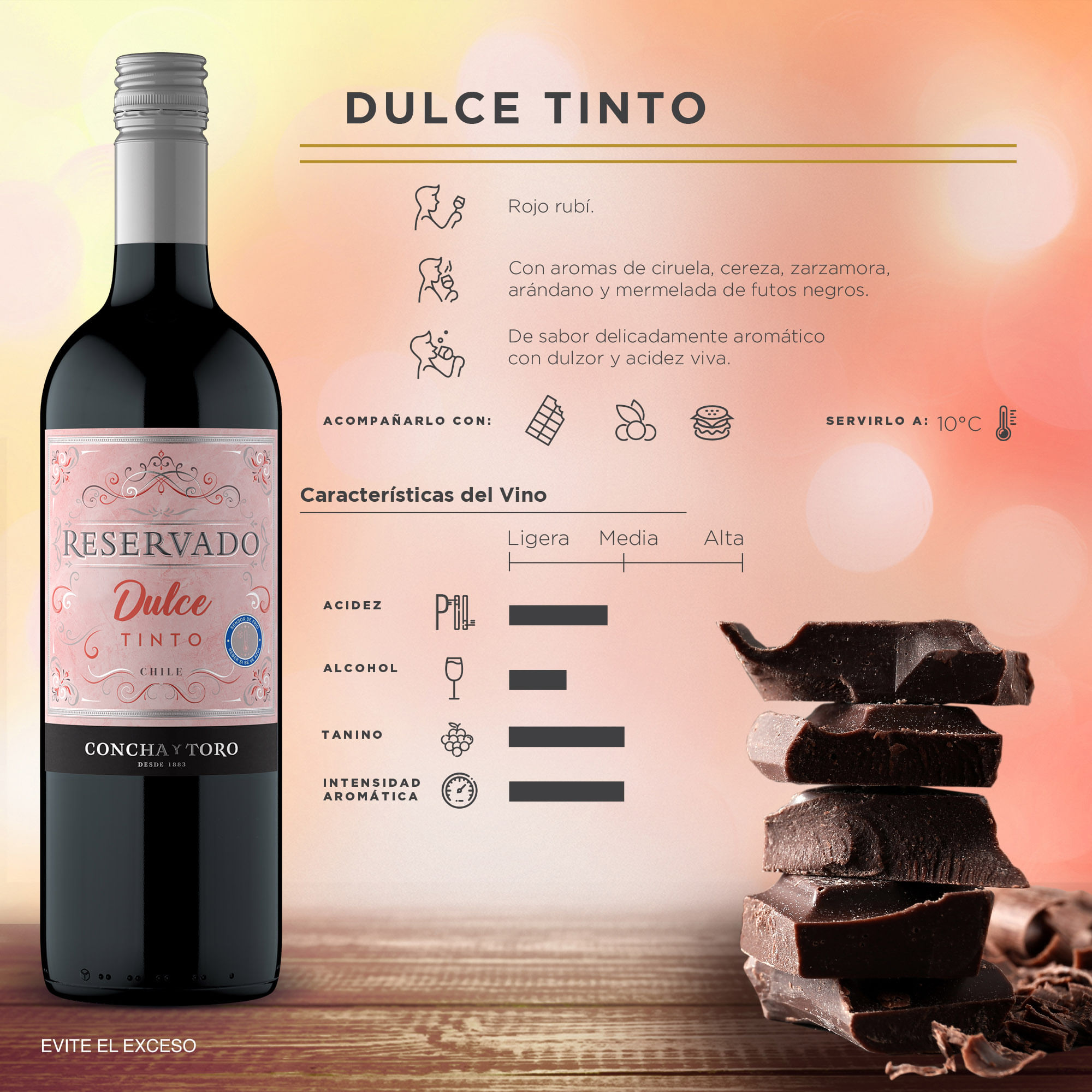 Vino Reserva Malbec Alma Mora 750 ml