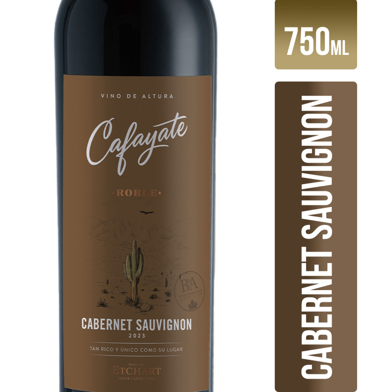 Vino Roble Cabernet Sauvignon Añada Sin Cuesta del Madero 750 ml