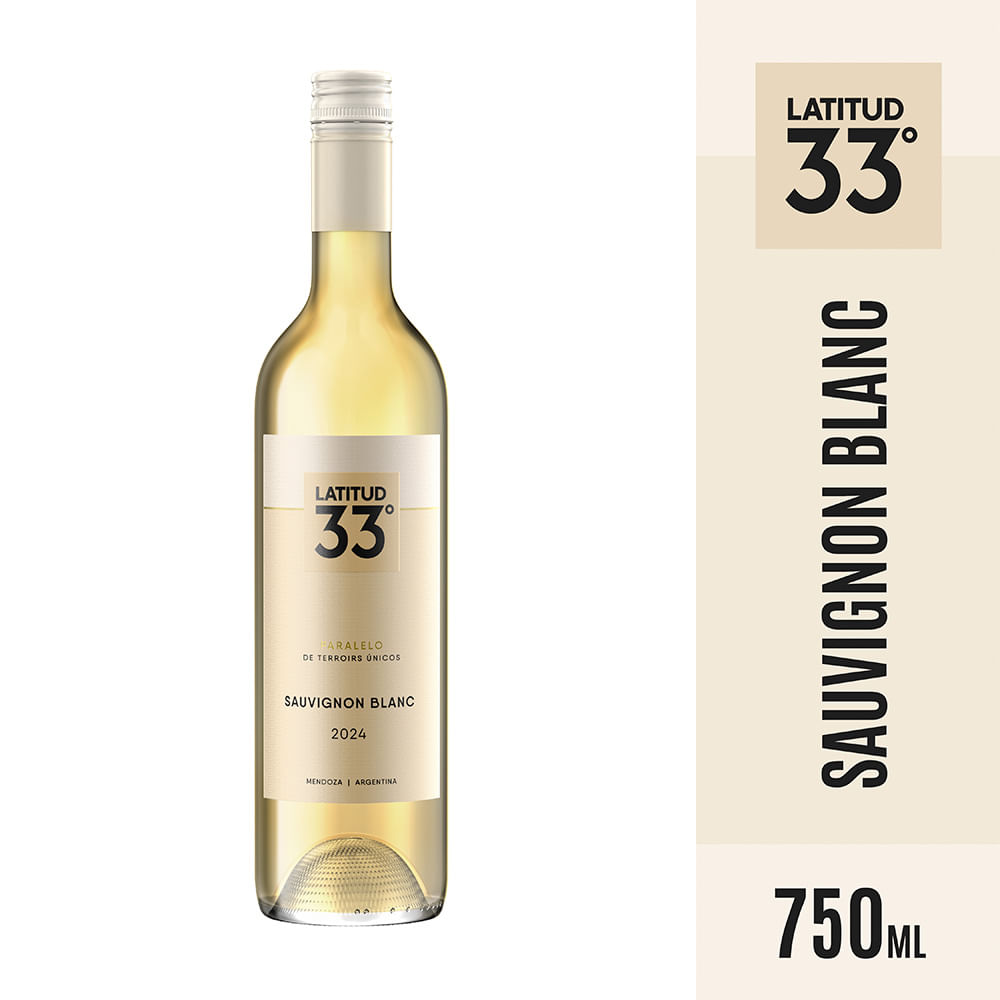 Vino Sauvignon Blanc Latitud 33º 750 cc