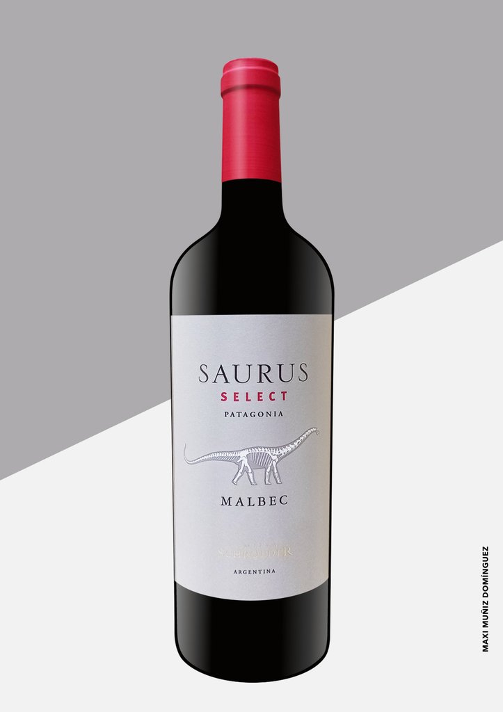 Vino Selec Malbec Saurus 750 cc