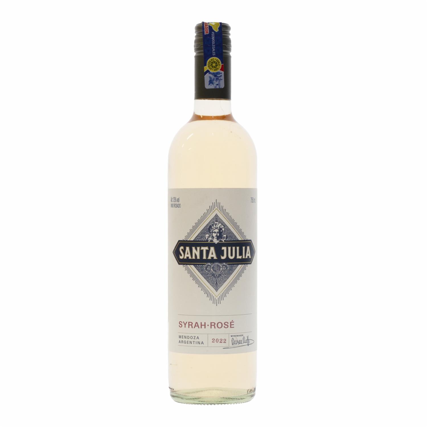 Vino Syrah Rose Santa Julia 750 cc