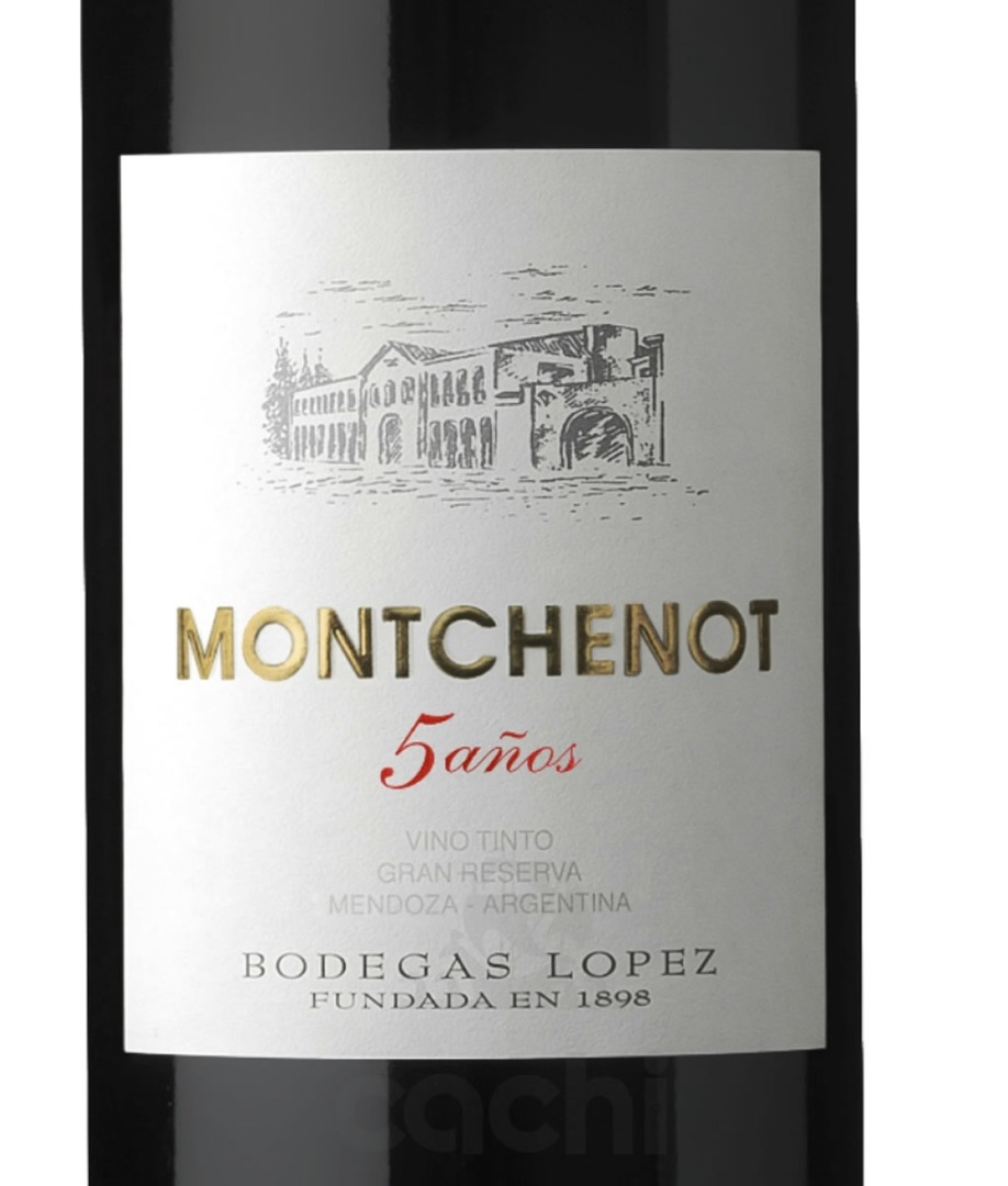 Vino Tinto 5Años Montchenot 750 cc