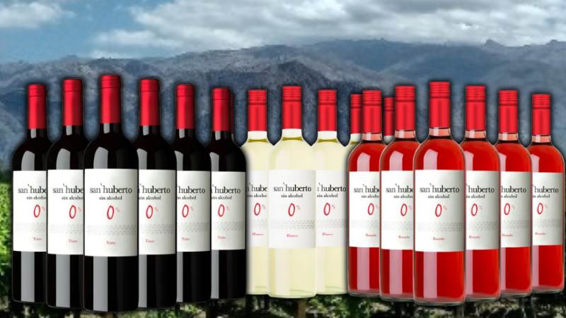 Vino Tinto Sin Alcohol San Huberto 750 cc