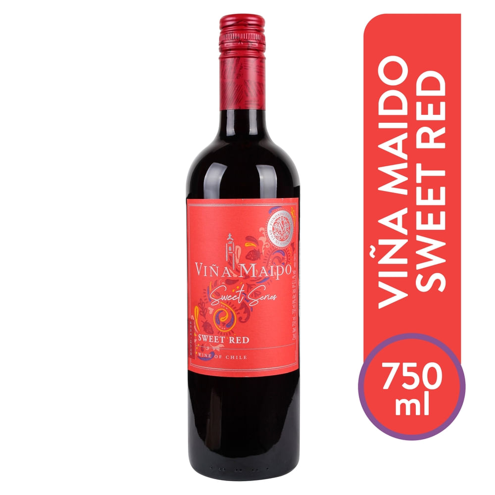 Vino Tinto Sweet Red Bajo Alcohol Dada 750 ml