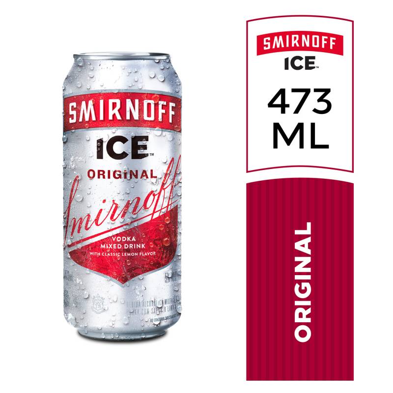 Vodka Ice Original Lata Smirnoff 473 cc
