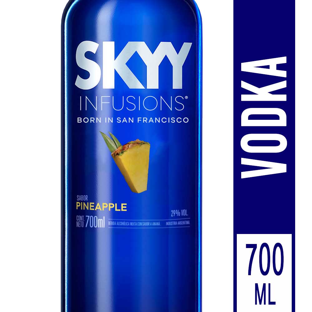 Vodka Inf Pineappl Skyy 700 ml
