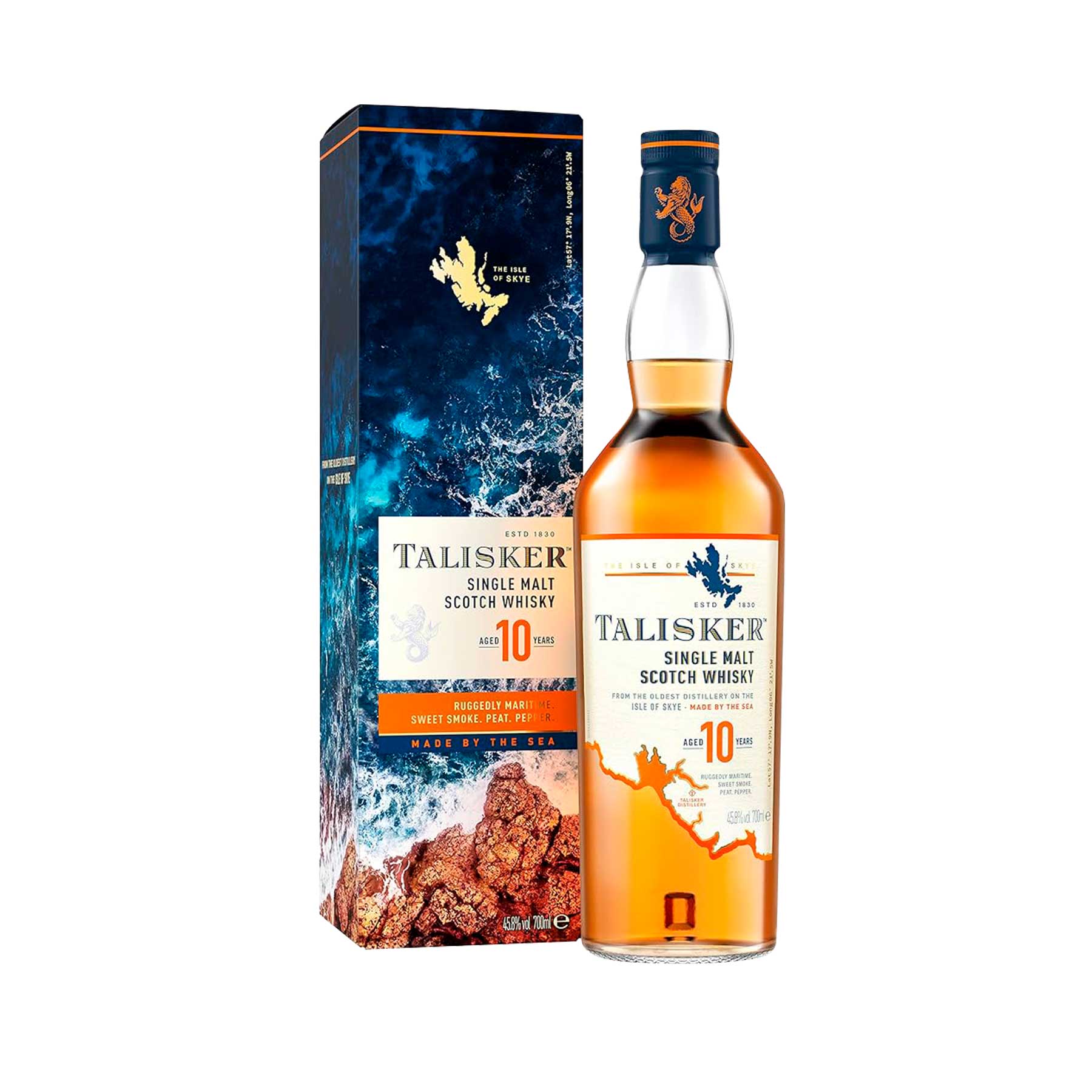 Whisky 10 Años Talisker 750 ml