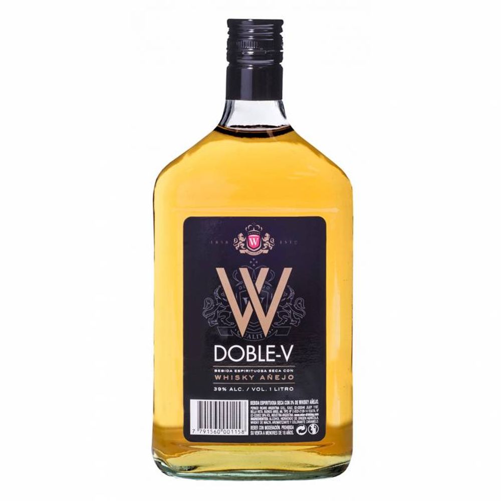 Whisky 35% Doble V 1 Lts