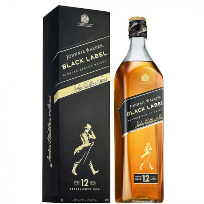 Whisky Black Label Johnnie Walker 750 cc