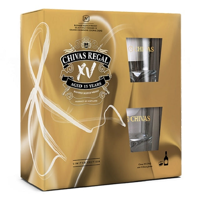 Whisky Regal XV Est. +2Vasos Chivas 700 ml
