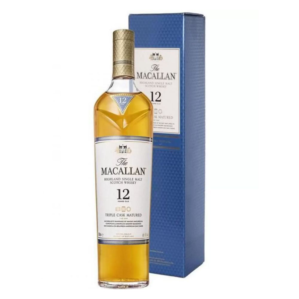 Whisky Triple Cask 12Años Estuche Macallan 700 cc