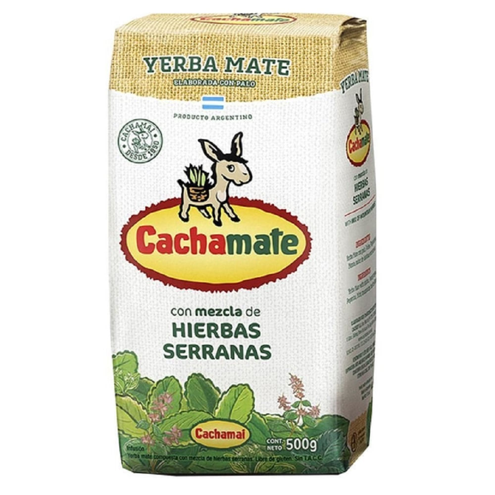Yerba Hierbas Serranas Cachamate 500 Grs