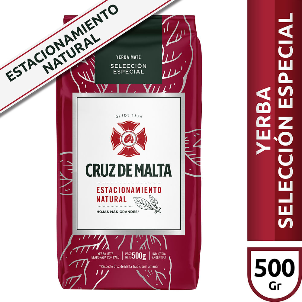 Yerba Seleccion Cruz de Malta 500 Grs
