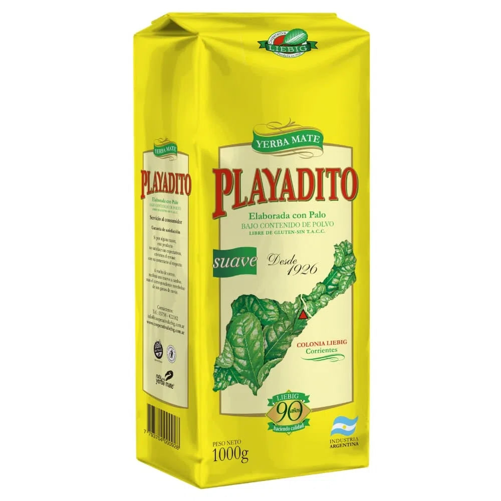 Yerba Suave Playadito 1 Kgr