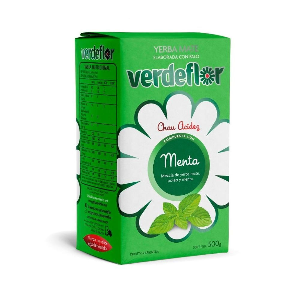 Yerba compuesta con Peperina Verdeflor 500 Grs