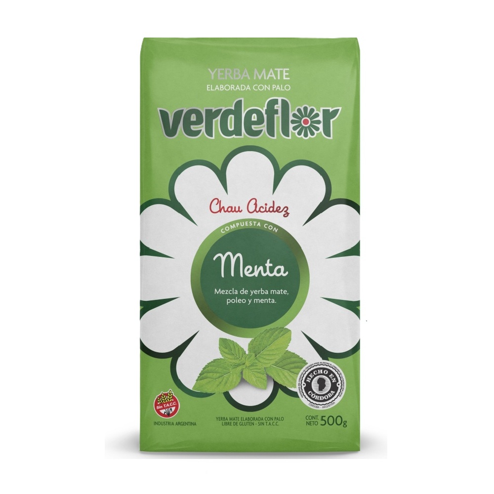 Yerba con Menta Verdeflor 500 Grs
