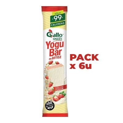 YogurBar de Arroz X6 Gallo 6 Un